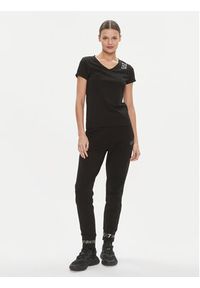 EA7 Emporio Armani T-Shirt 3DTT01 TJFKZ 0200 Czarny Slim Fit. Kolor: czarny. Materiał: bawełna #3