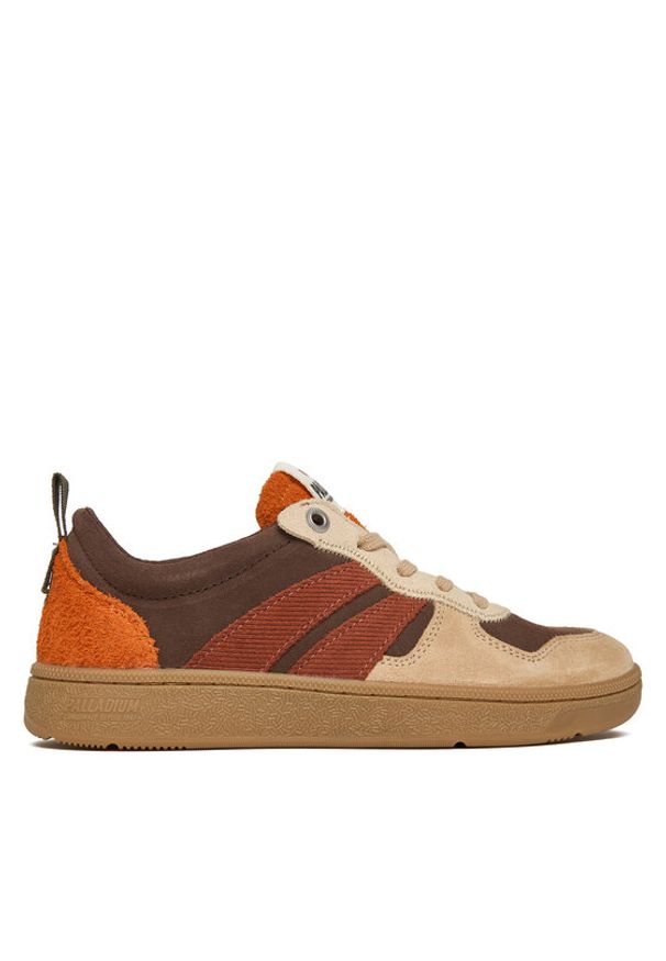 Palladium Sneakersy Pallacup Flame Sde 79505-291-M Brązowy. Kolor: brązowy. Materiał: skóra, zamsz