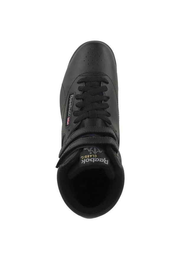 Buty do chodzenia damskie Reebok Freestyle. Zapięcie: rzepy. Kolor: czarny. Materiał: tkanina, materiał, skóra, syntetyk. Szerokość cholewki: normalna. Sport: turystyka piesza