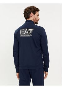 EA7 Emporio Armani Bluza 3DPM61 PJ05Z 1554 Granatowy Regular Fit. Kolor: niebieski. Materiał: bawełna #2