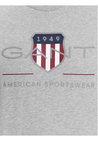 GANT - Gant T-Shirt Reg Archive Shield Ss 2003199 Szary Regular Fit. Kolor: szary. Materiał: bawełna #5