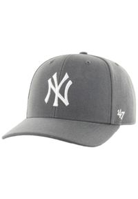 47 Brand - Czapka z daszkiem męska New York Yankees Cold Zone '47 MVP DP. Kolor: szary