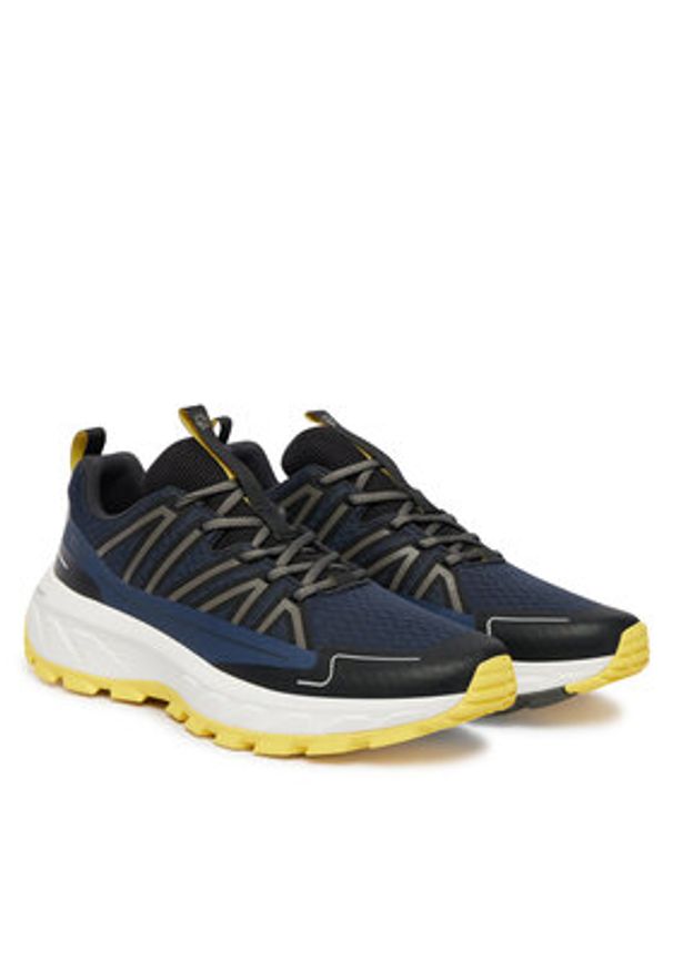 Jack Wolfskin Trekkingi Wild Hike Low M A65579 Granatowy. Kolor: niebieski. Materiał: skóra. Sport: turystyka piesza