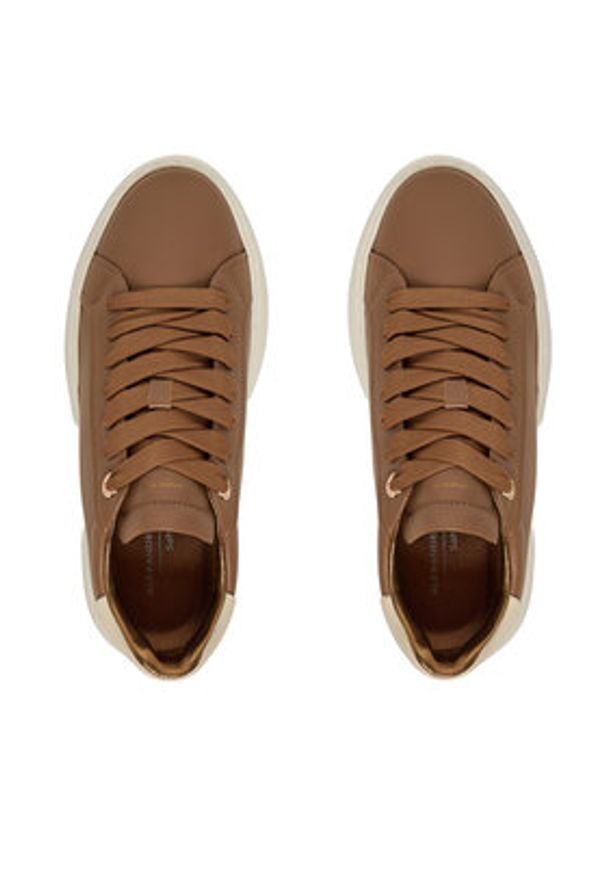 Alexander Smith Sneakersy Soho ASBCSOW-3562-SLC Brązowy. Kolor: brązowy. Materiał: skóra