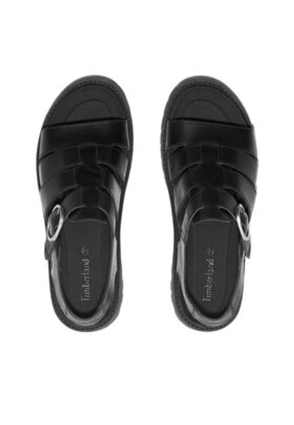 Timberland Sandały Clairemont Way Fisherman Sandal TB0A635VW021 Czarny. Kolor: czarny. Materiał: skóra
