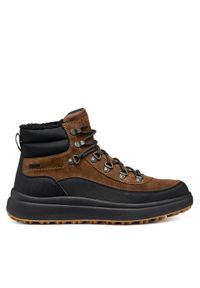Geox Trekkingi U Granito + Grip B A U46FZD 022BC CS69B Brązowy. Kolor: brązowy. Materiał: zamsz, skóra. Sport: turystyka piesza