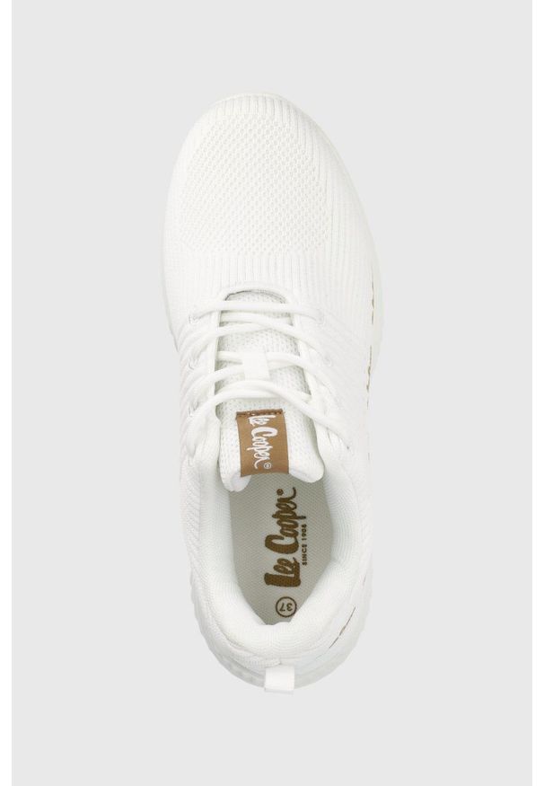 Lee Cooper buty kolor biały. Nosek buta: okrągły. Zapięcie: sznurówki. Kolor: biały. Materiał: guma