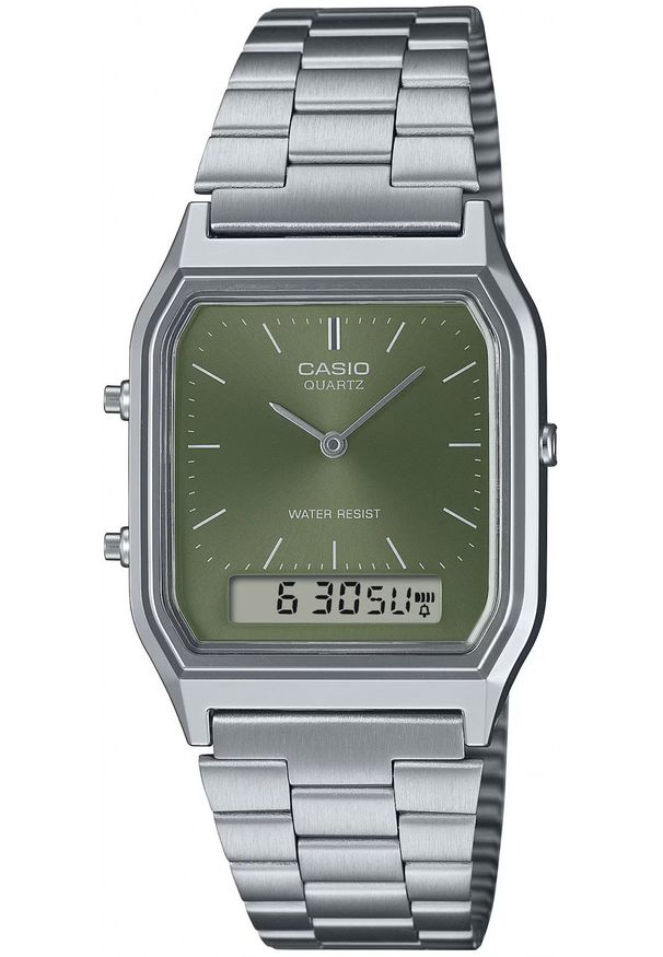 Zegarek męski Casio AQ-230A-3AMQYES srebrny. Kolor: srebrny