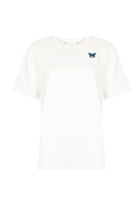 Silvian Heach T-Shirt "Kaisa" | PGP22373TS | Kaisa | Kobieta | Biały. Kolor: biały. Materiał: bawełna. Długość rękawa: krótki rękaw. Długość: krótkie
