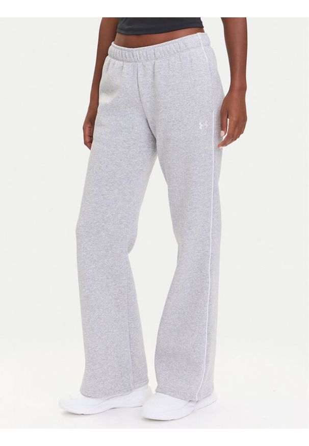 Under Armour Spodnie dresowe Ua Rival 6003711 Szary Loose Fit. Kolor: szary. Materiał: bawełna
