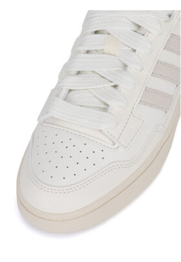 Adidas - adidas Sneakersy RAPID COURT MID W JP5249 Biały. Kolor: biały. Materiał: zamsz, skóra