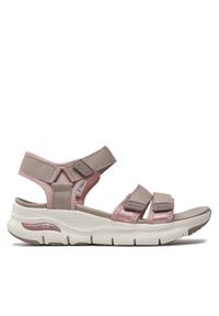 skechers - Skechers Sandały Arch Fit-Fresh Bloom 119305/TPPK Beżowy. Kolor: beżowy