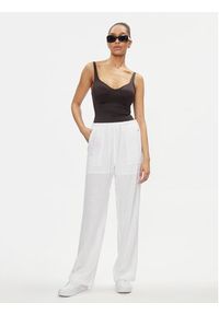 Tommy Jeans Spodnie materiałowe Harper DW0DW17965 Biały Relaxed Fit. Kolor: biały. Materiał: len, wiskoza #5