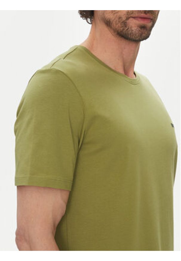 BOSS T-Shirt Mix&Match 50515312 Zielony Regular Fit. Kolor: zielony. Materiał: bawełna