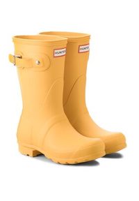 Hunter Kalosze Original Short WFS1000RMA Żółty. Kolor: żółty. Materiał: kauczuk
