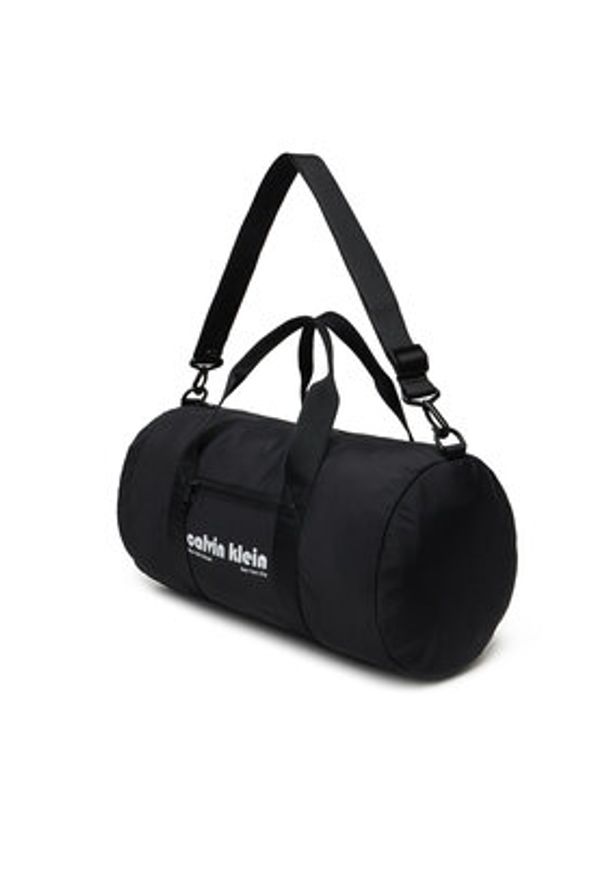 Calvin Klein Jeans Torba Ckj Graphic Ck Crossbody Duffle LV04G3163G Czarny. Kolor: czarny. Materiał: materiał