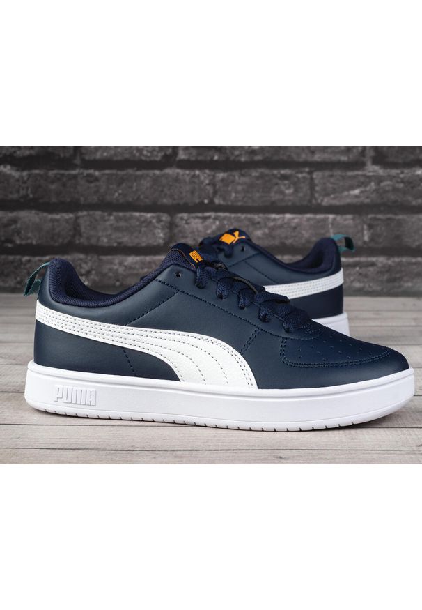 Buty damskie sportowe trampki Puma RICKIE. Kolor: biały, niebieski, wielokolorowy. Sport: turystyka piesza
