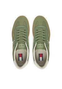 Tommy Jeans Sneakersy The Greenwich Mix Media EM0EM01586 Zielony. Kolor: zielony. Materiał: skóra #5