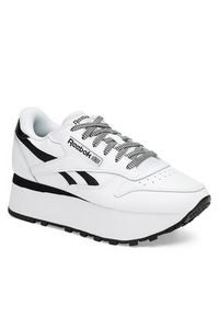 Reebok Sneakersy CLASSIC LEATHER TRIPLE LIFT 100209620 Biały. Kolor: biały. Materiał: skóra. Model: Reebok Classic #6