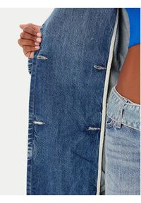 Hugo - HUGO Trencz Garena 50541545 Niebieski Oversize. Kolor: niebieski. Materiał: bawełna #2