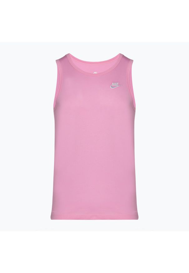 Tank top męski Nike Sportswear Club TT. Kolor: różowy. Styl: sportowy