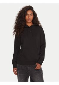 Tommy Jeans Bluza Linear DW0DW21963 Czarny Regular Fit. Kolor: czarny. Materiał: bawełna