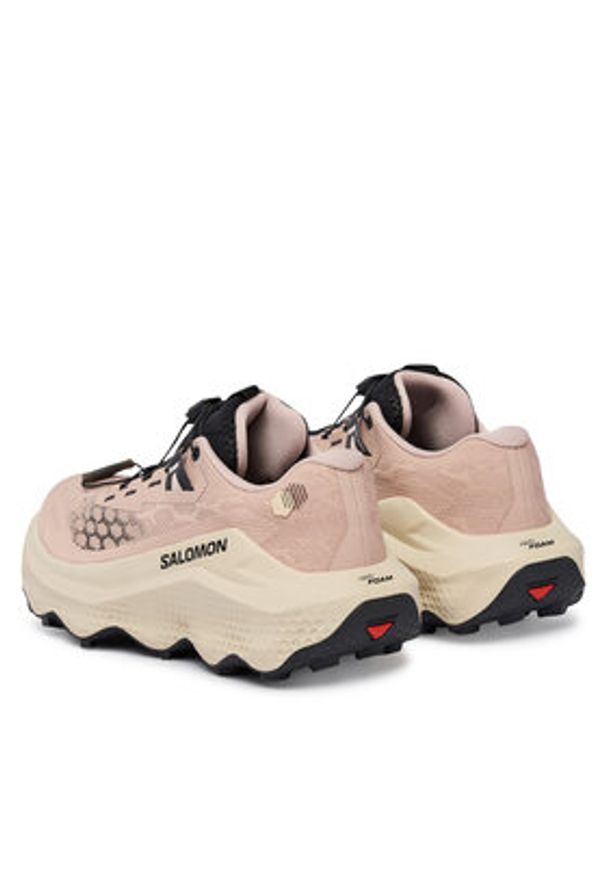 salomon - Salomon Buty do biegania Ultra Glide 4 L49149200 Beżowy. Kolor: beżowy. Materiał: materiał