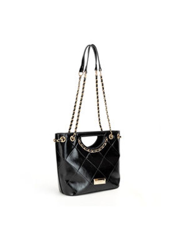 Monnari Torebka TORIMP0-24Z-BAG4310-K020D000 Czarny. Kolor: czarny. Materiał: skórzane