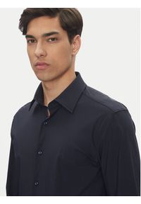BOSS Koszula P-Hank 50539391 Granatowy Slim Fit. Kolor: niebieski. Materiał: syntetyk #5