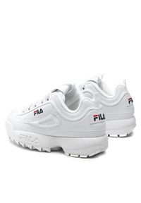 Fila Sneakersy Disruptor Teens FFT0029.10004 Biały. Kolor: biały. Materiał: skóra #4