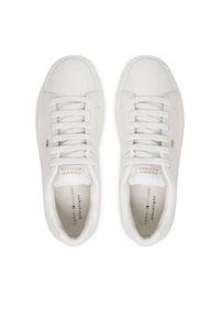 TOMMY HILFIGER - Tommy Hilfiger Sneakersy Th Icon Court Light FW0FW08948 Biały. Kolor: biały. Materiał: skóra #6
