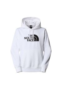 Bluza męska The North Face Drew Peak 0A89EMLA91 - biała. Typ kołnierza: kaptur. Kolor: biały. Materiał: poliester, bawełna. Styl: klasyczny. Sport: wspinaczka