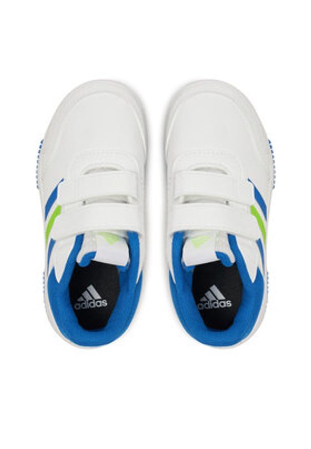 Adidas - adidas Sneakersy Tensaur JH9538 Biały. Kolor: biały. Materiał: skóra