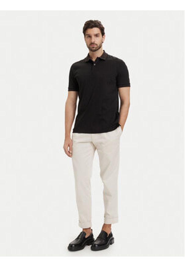 BOSS Polo H-Phillipson 238 50559654 Czarny Regular Fit. Typ kołnierza: polo. Kolor: czarny. Materiał: bawełna