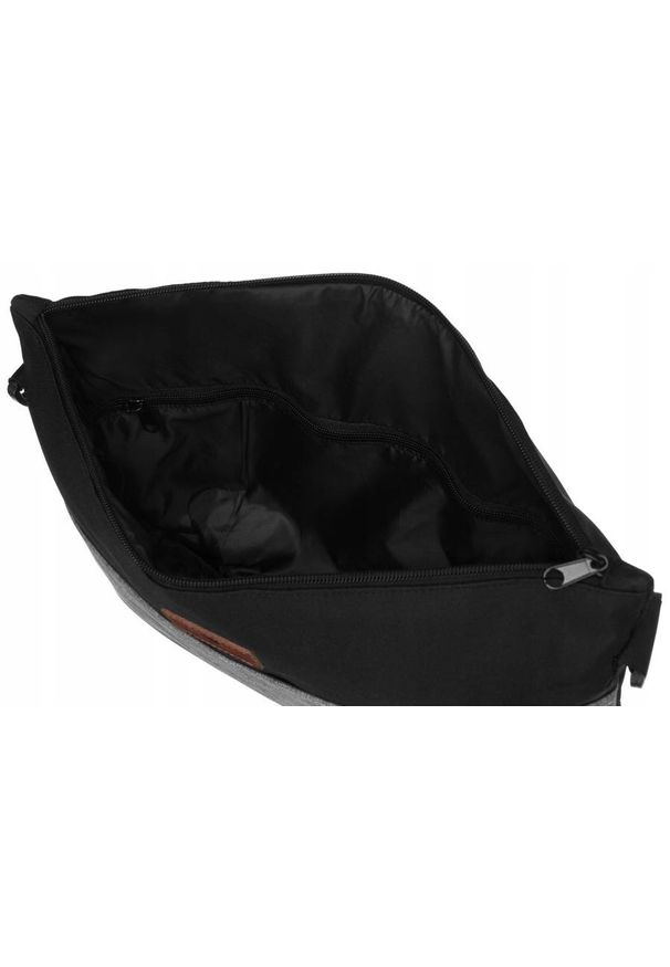 Listonoszka czarno-szara Peterson PTN GBP-06-9007 BLACK+GRAY. Kolor: wielokolorowy, czarny, szary. Rodzaj torebki: na ramię