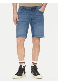 Only & Sons Szorty jeansowe Weft 22034527 Niebieski Regular Fit. Kolor: niebieski. Materiał: syntetyk
