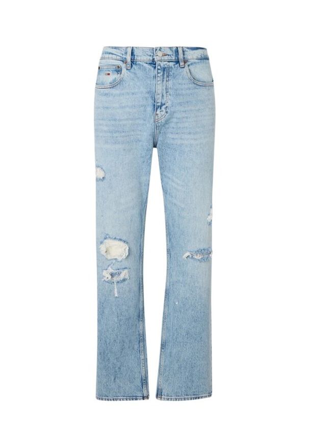 Tommy Jeans Jeansy Otis DM0DM21026 Niebieski Straight Fit. Kolor: niebieski