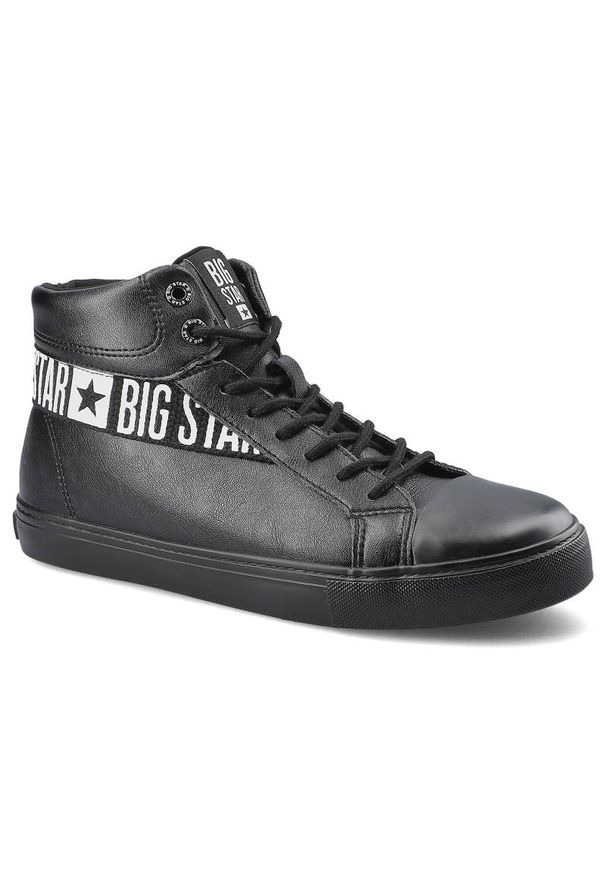 Big-Star - Sneakersy BIG STAR EE174339 Czarny. Kolor: czarny. Materiał: skóra ekologiczna, guma, materiał. Szerokość cholewki: normalna. Wzór: aplikacja