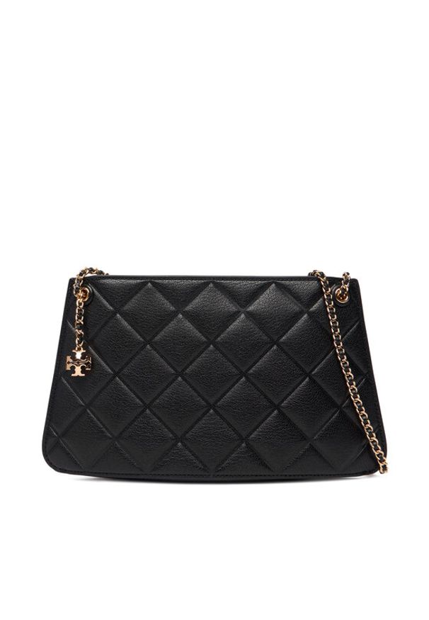 Tory Burch Torebka Fleming Pochette 176623 Czarny. Kolor: czarny. Materiał: skórzane