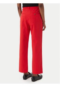TOMMY HILFIGER - Tommy Hilfiger Chinosy WW0WW49647 Czerwony Slim Fit. Kolor: czerwony. Materiał: lyocell #3