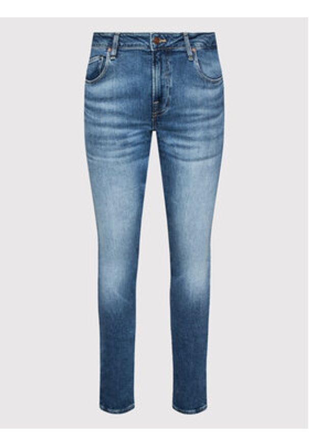 Guess Jeansy Chris M2YA27 D4Q42 Granatowy Super Skinny Fit. Kolor: niebieski