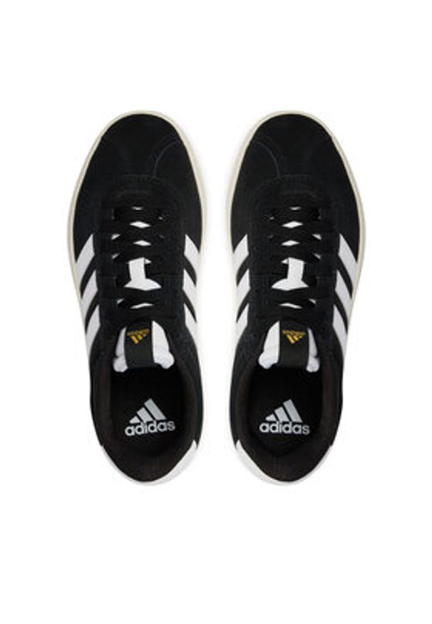 Adidas - adidas Sneakersy VL Court 3.0 ID6279 Czarny. Kolor: czarny. Materiał: zamsz, skóra
