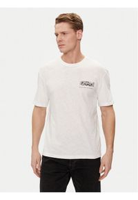 Jack & Jones - Jack&Jones T-Shirt Guru 12249187 Biały Relaxed Fit. Kolor: biały. Materiał: bawełna