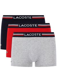 Lacoste Komplet 3 par bokserek 5H3386 Kolorowy. Materiał: bawełna. Wzór: kolorowy