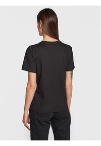 Calvin Klein T-Shirt Micro Logo K20K205454 Czarny Regular Fit. Kolor: czarny. Materiał: bawełna #5