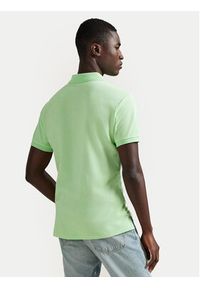 Polo Ralph Lauren Polo 710536856502 Zielony jasny Slim Fit. Typ kołnierza: polo. Kolor: zielony. Materiał: bawełna #5