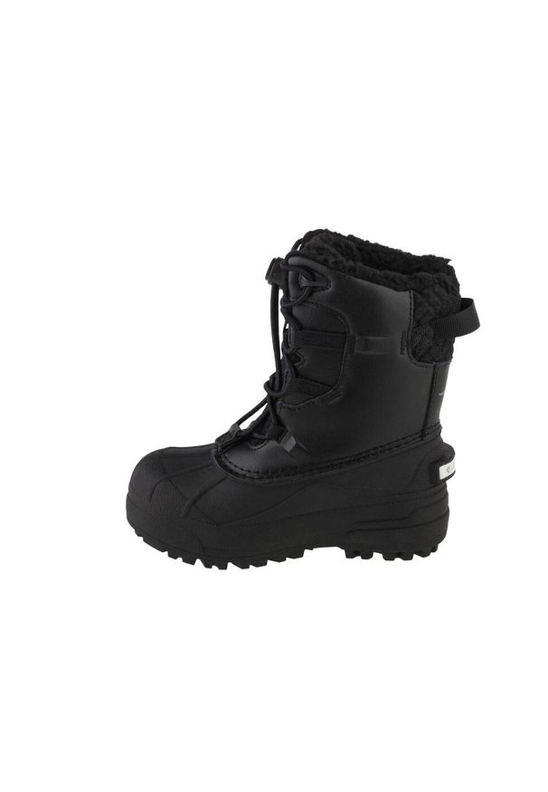 columbia - Śniegowce do wędrówek po śniegu chłopięce Columbia Bugaboot Celsius WP Snow Boot. Kolor: czarny, wielokolorowy. Materiał: wełna, materiał, guma, syntetyk. Sezon: zima