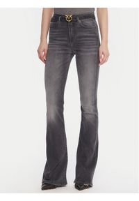 Pinko - PINKO Jeansy Flora 100166 A2S2 Szary Flare Fit. Kolor: szary