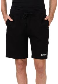 Guess - GUESS Czarne męskie spodenki Mickey Short, Rozmiar M. Kolor: czarny #4