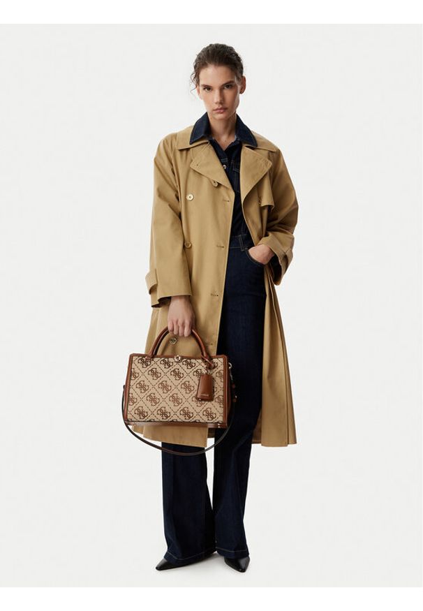 Guess Torebka 182664 Brązowy. Kolor: brązowy. Materiał: skórzane